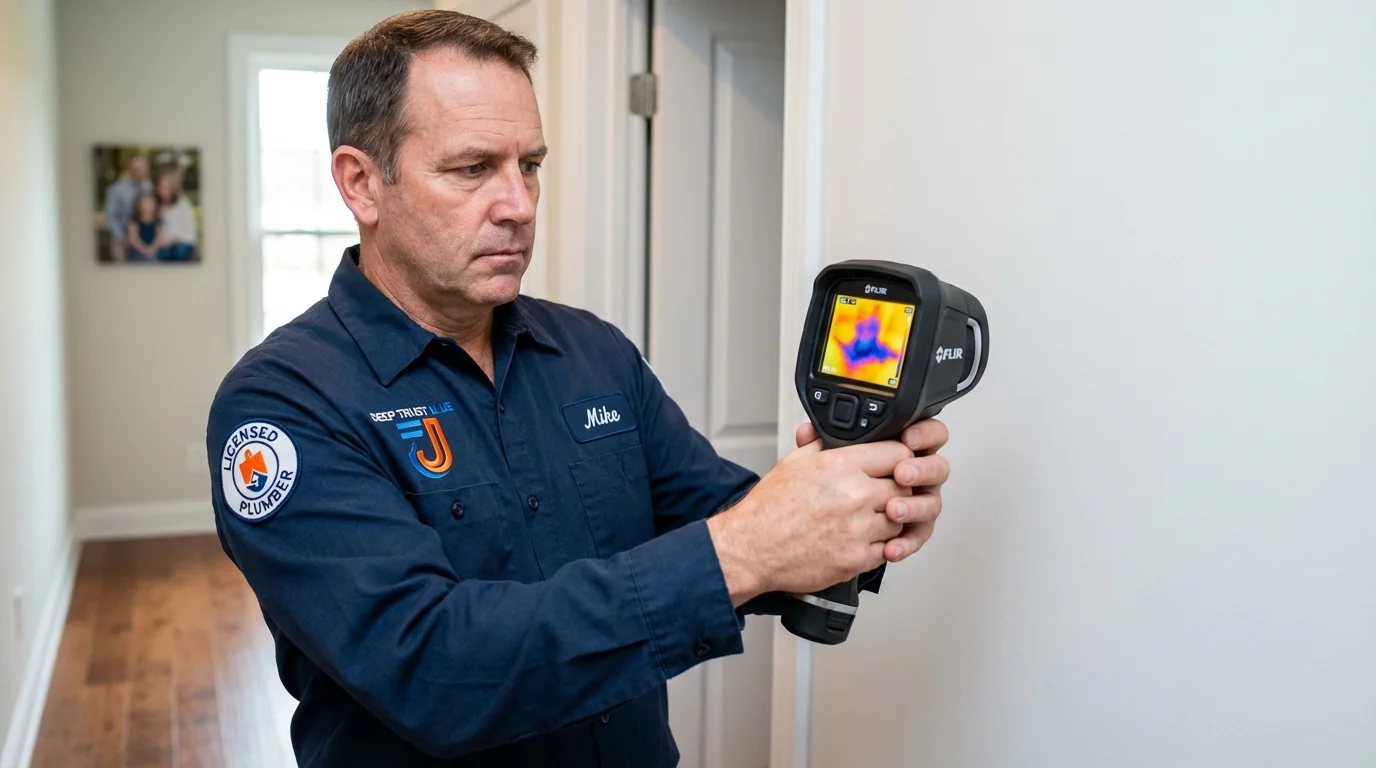 Thermal imaging leak detection by Johns Plumbing LLC in Yadkinville